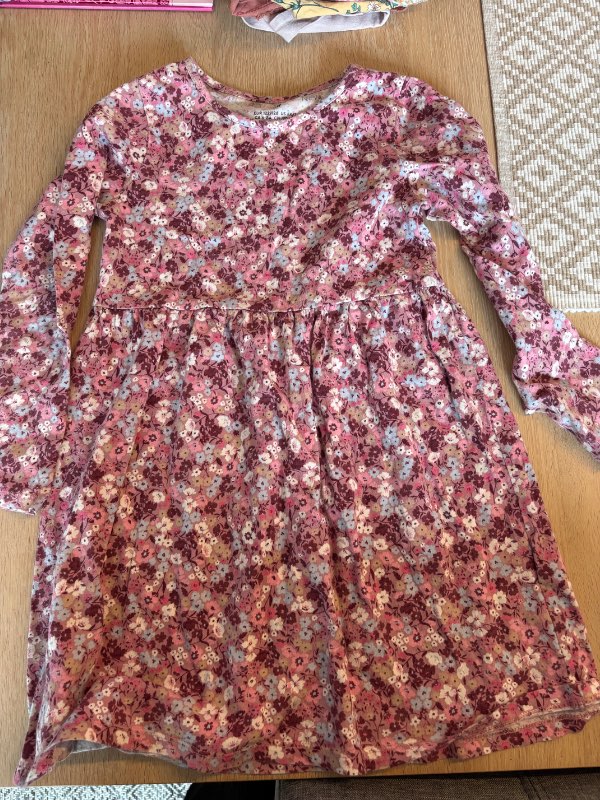 Klänning rosa/lila blommor