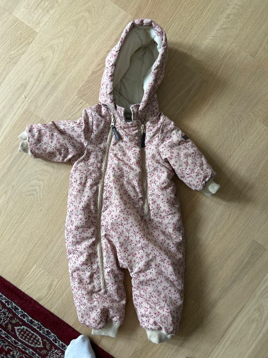 Blommig overall