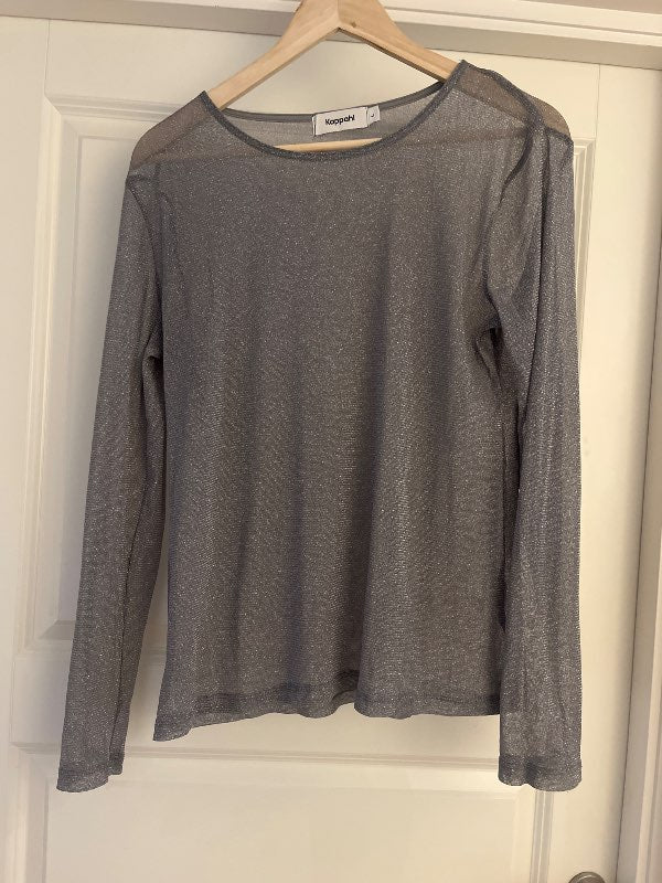 Silver transparant tröja