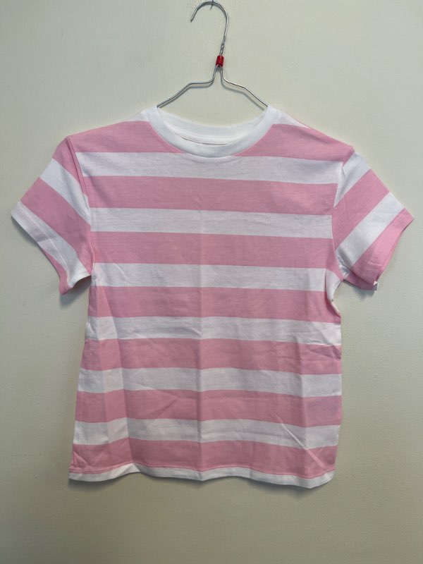 H&M tshirt vit och rosa