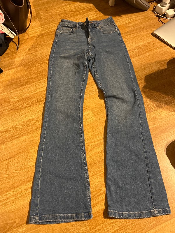 Bootcut blå jeans