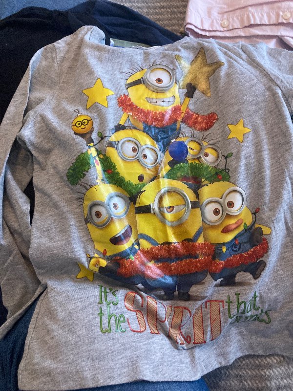 Julmotiv långärmad T-shirt