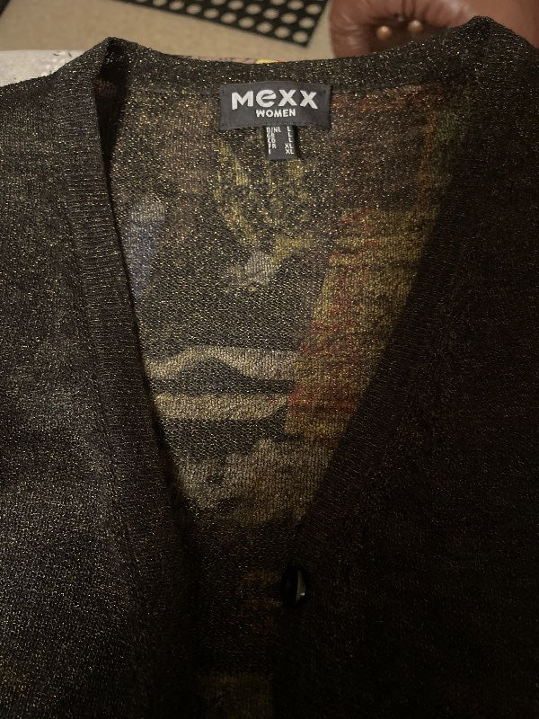 Glittrig kort kofta, Mexx