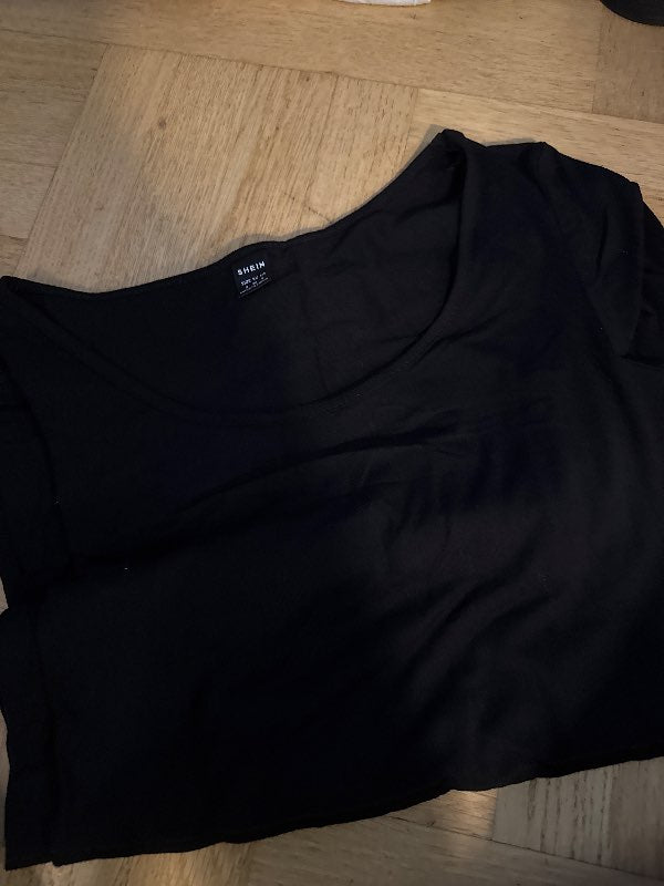 Svart långklänning