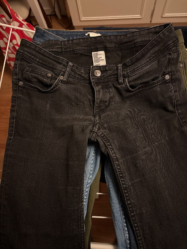Jeans svarta hm