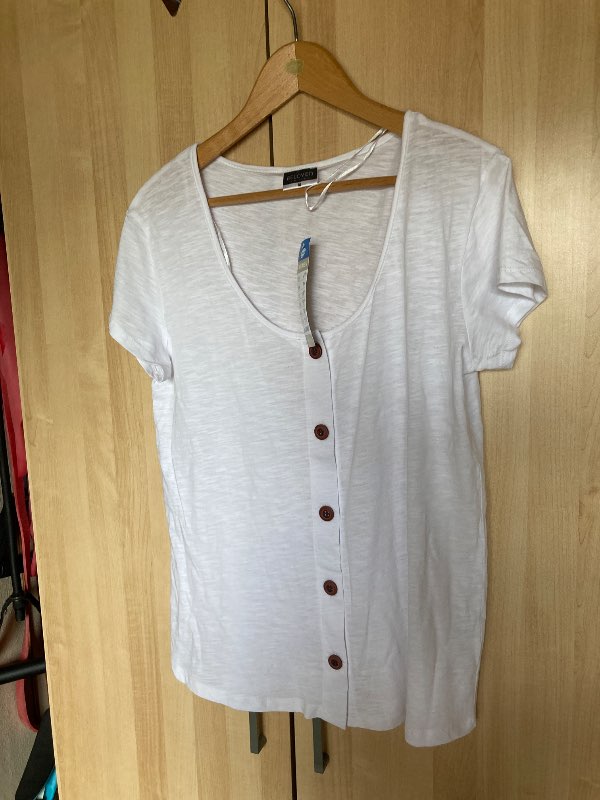 Blus vitt