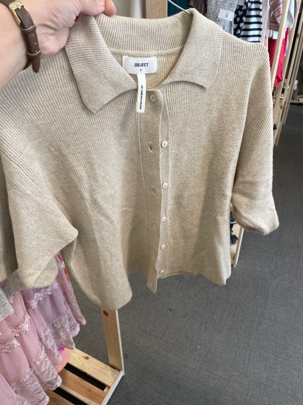 Beige object