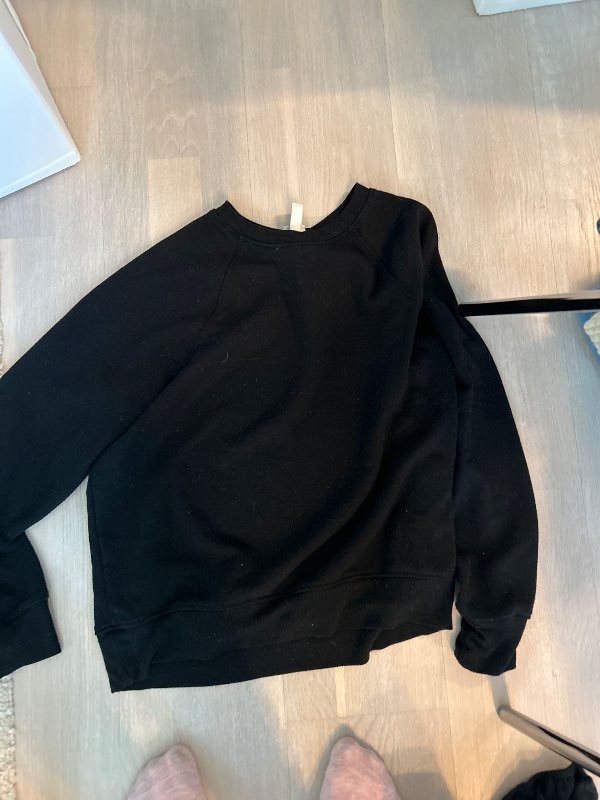 Collage tröja svart