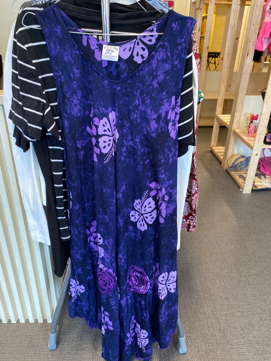 Lila klänning