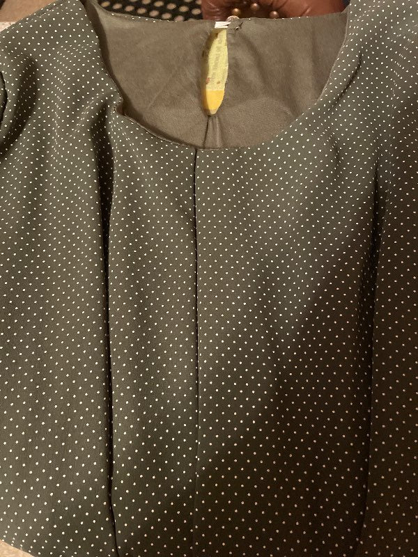 Grönprickig klänning/tunika