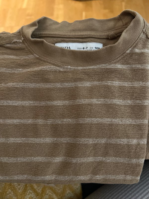 Zara randig t-shirt