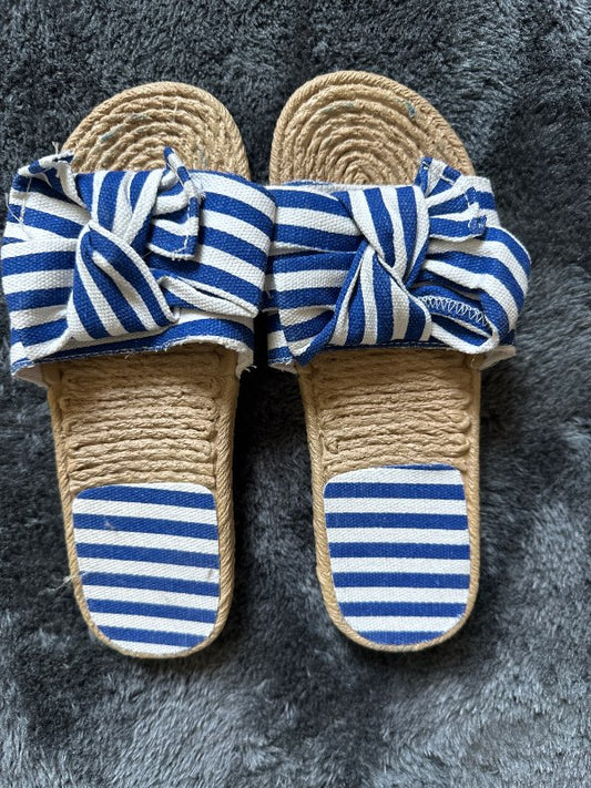 Sandaler blå/vit