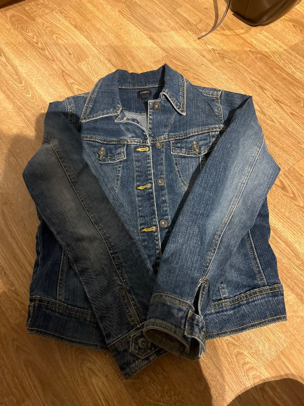 Jeansjacka blå Lindex