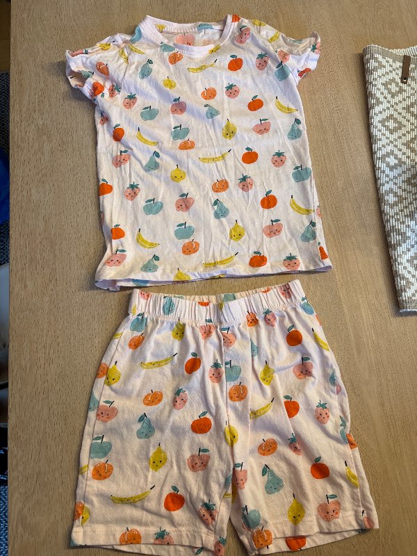 Pyjamas med shorts Frukter