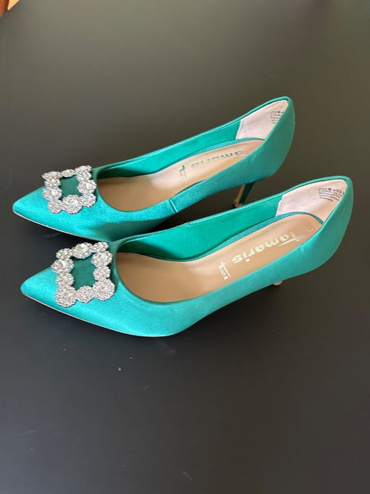 Gröna pumps
