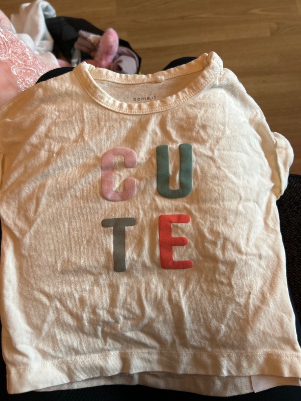 T shirt name it cute