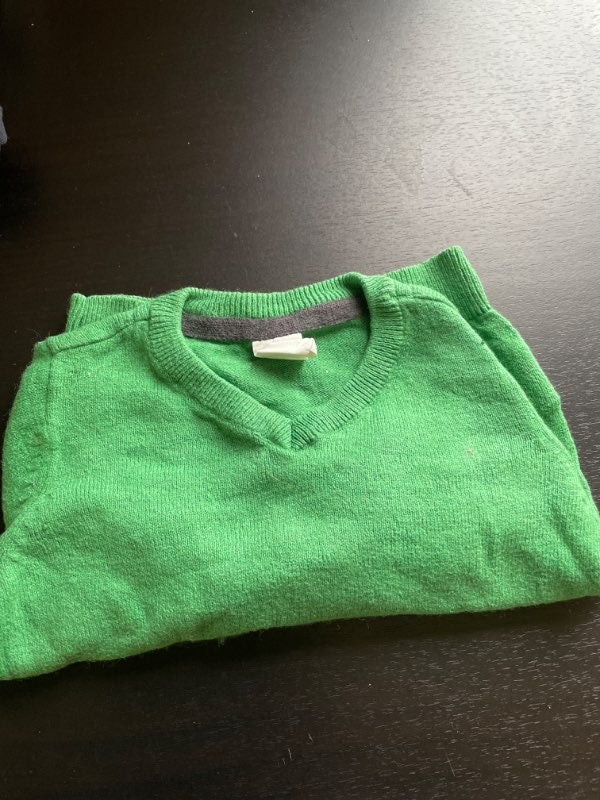 Grön stickad tröja 80