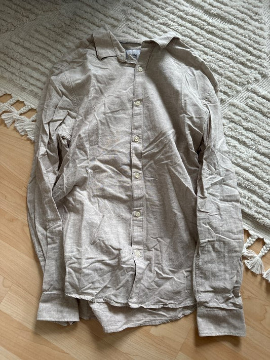 Beige skjorta herr