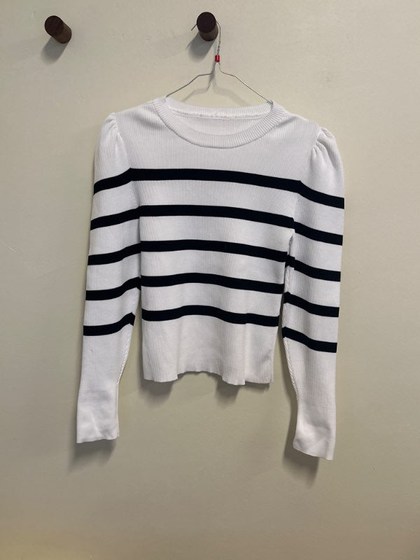 Vit/svart randig tröja