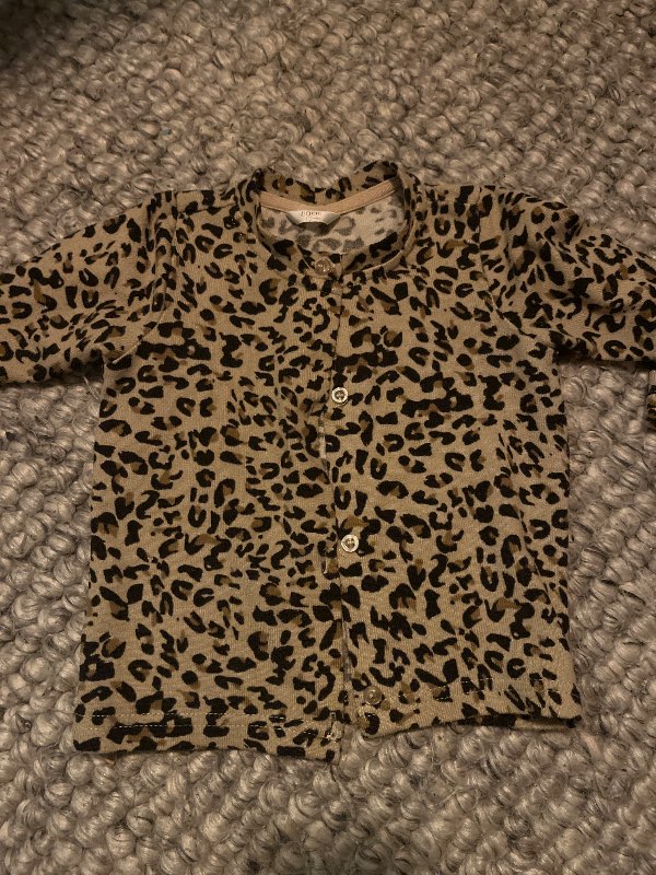 Kofta, leopardmönstrad