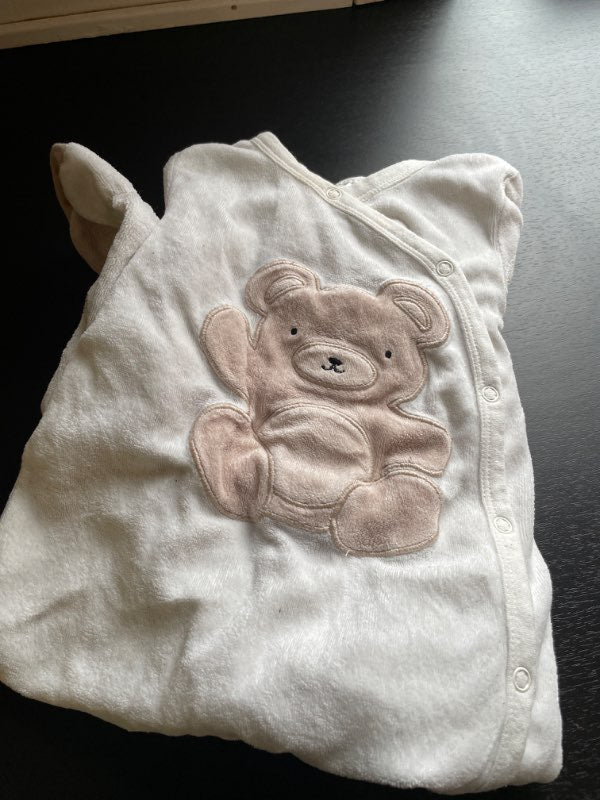 Fleece pyjamas nalle 80