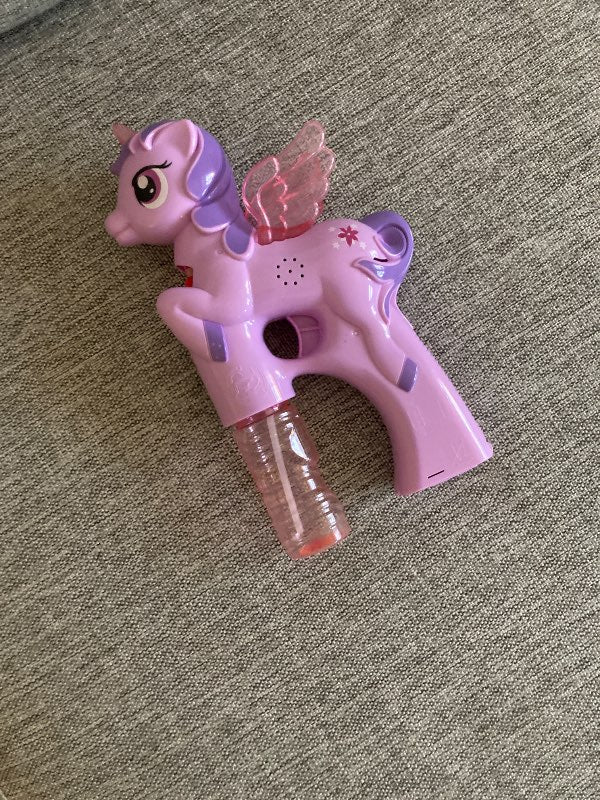 Såpbubblor enhörning