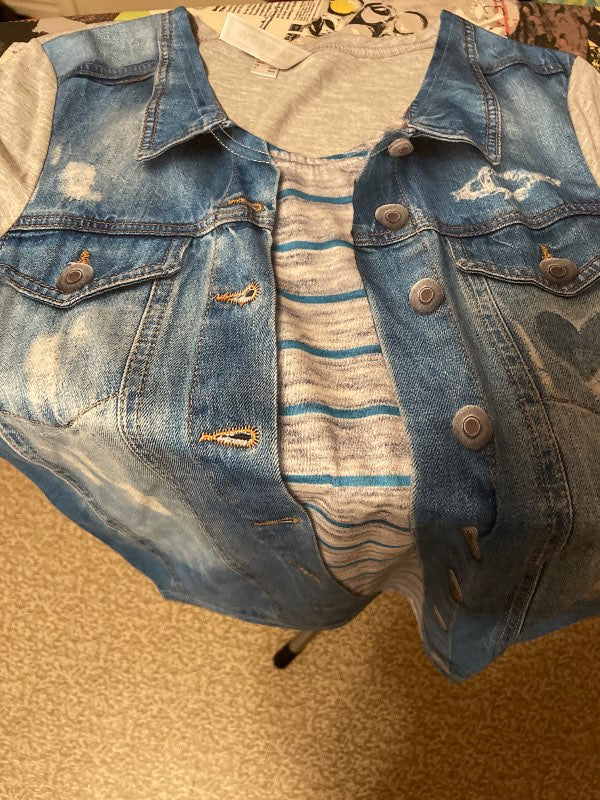 T-shirt med tryck Rainbow