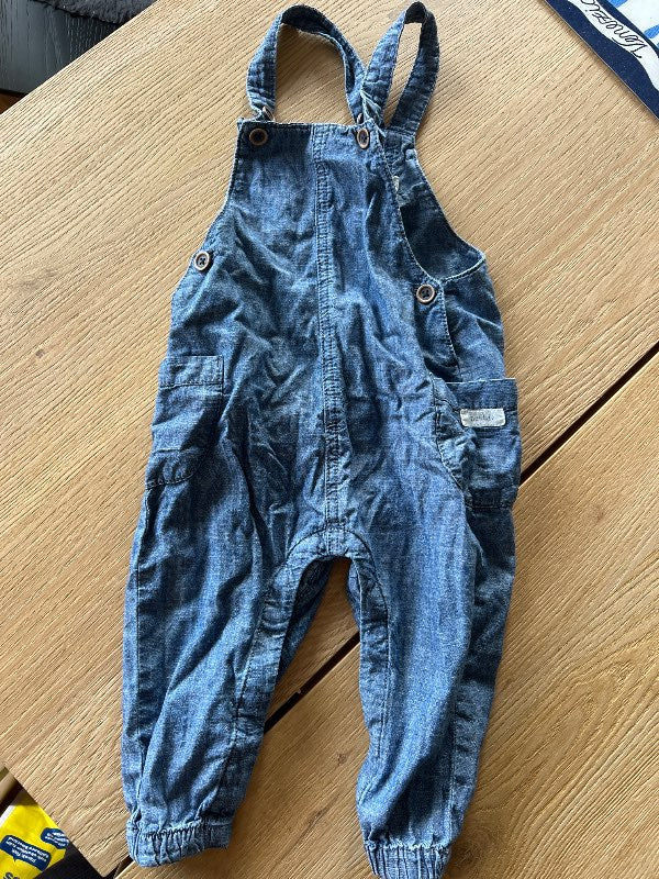 Newbie jeans hängslebyxor