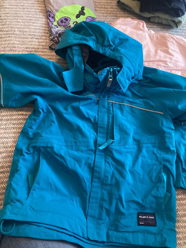 Vindjacka pop marinblå