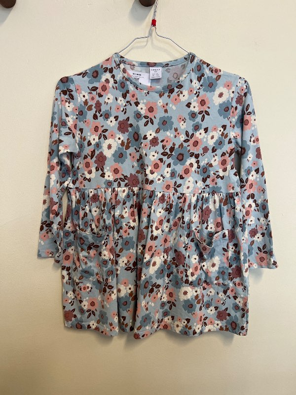 Klänning blommig Lindex