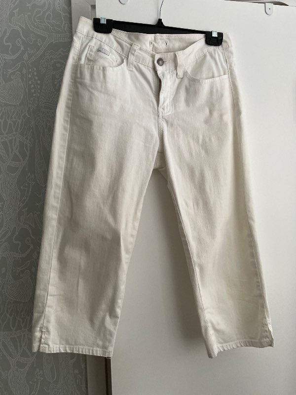 Vita korta jeans