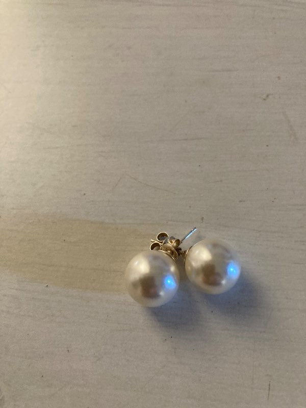 Öronhänger silver pärlor stora