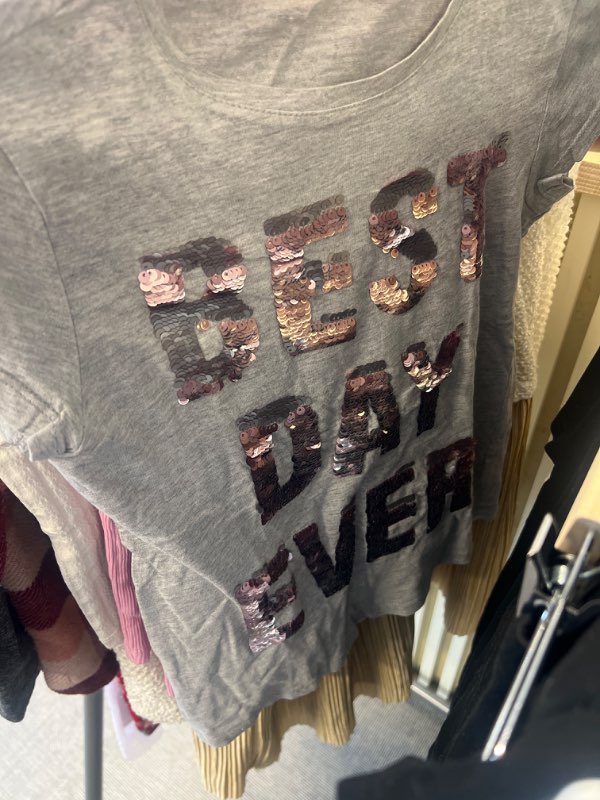 Grå tshirt best day