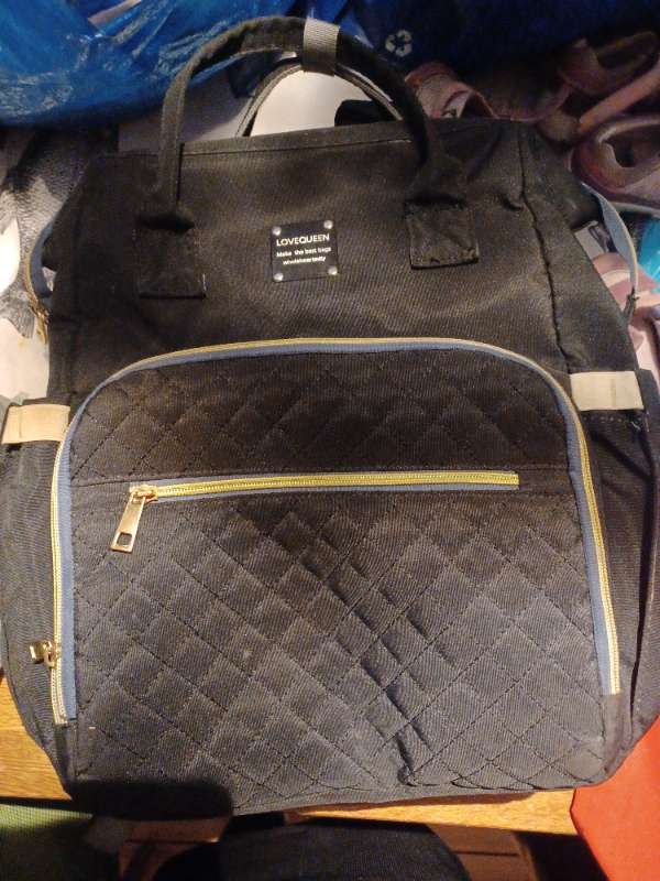 Skötväska/ Ryggsäck m skötbädd